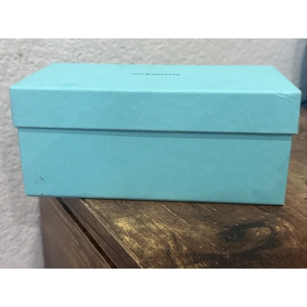 Genuine Tiffany & Co. Blue Teal Empty Gift Box 6.5